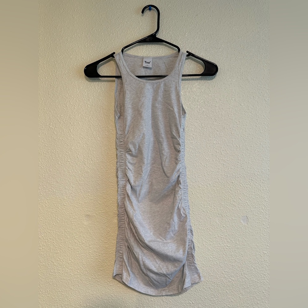 Tna 2xs light gray dress